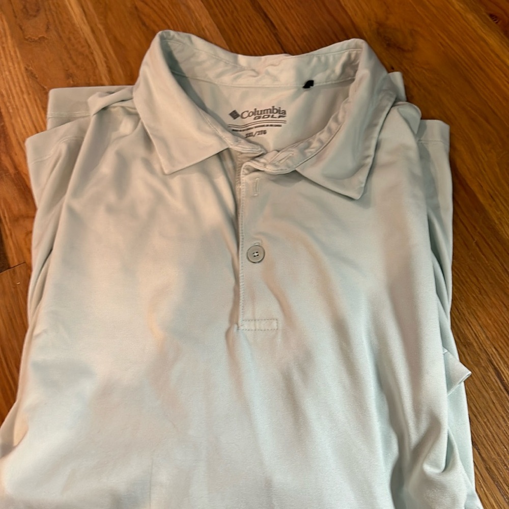 Light green/grey Columbia golf polo XXL